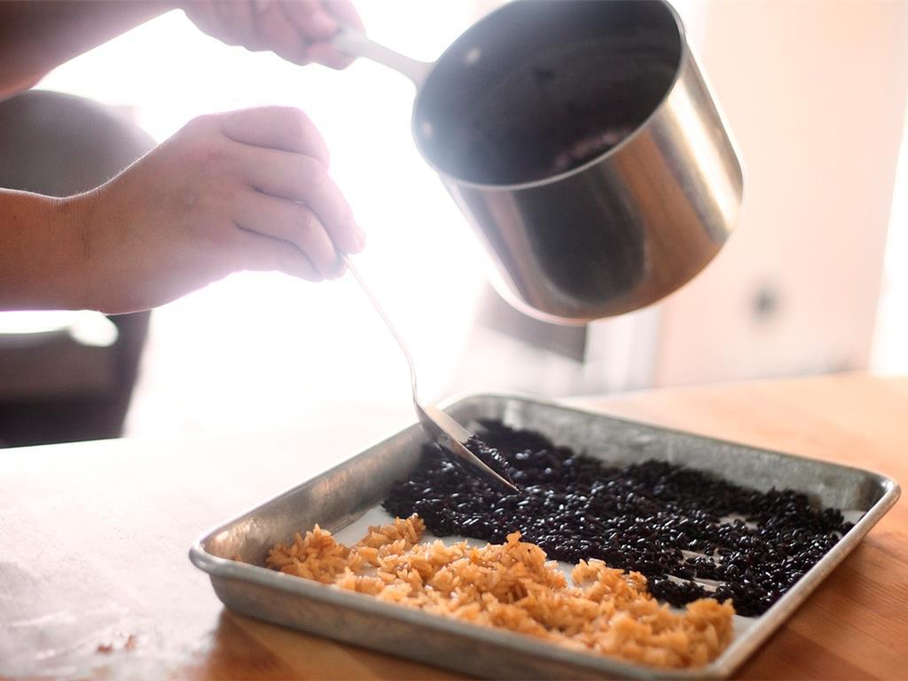 Pan Seared Sea Scallops with Forbidden Rice