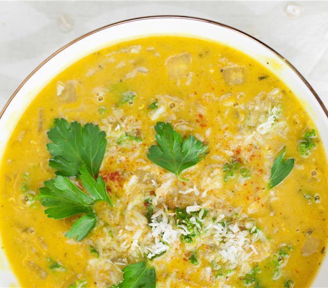 Creamy Spiced Coconut Lentil Soup