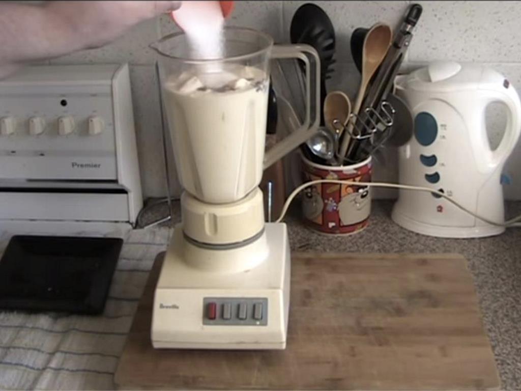 Home Made Ice Cream in a Blender