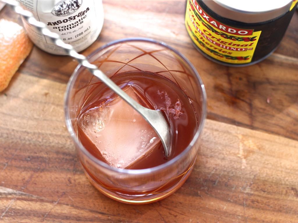 Grapefruit Brandy Old Fashioned