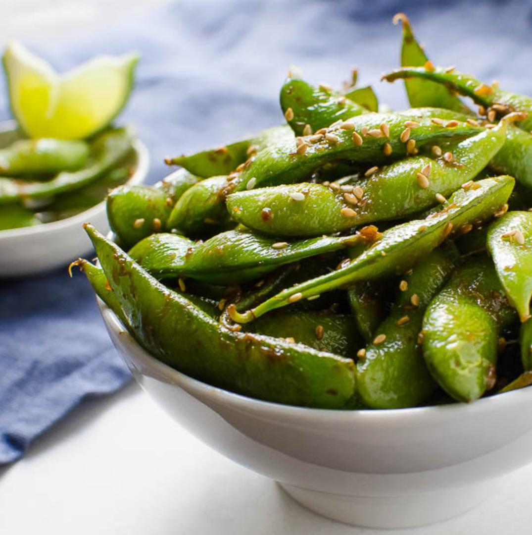 Blistered Edamame