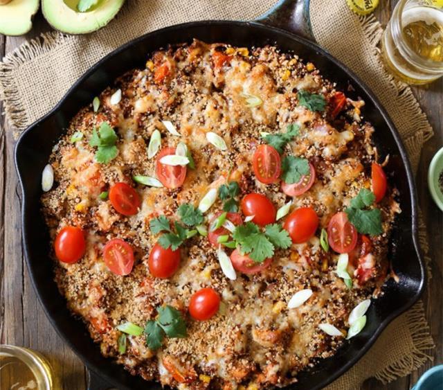 Asparagus Sweet Potato Chicken Skillet